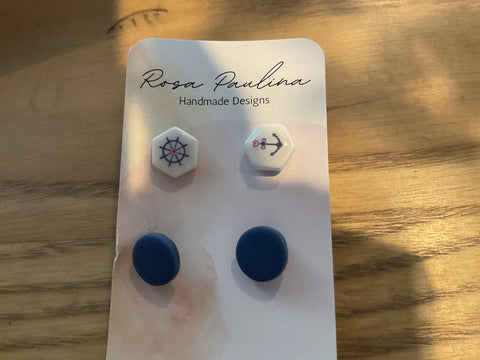 Earrings Nautical studs