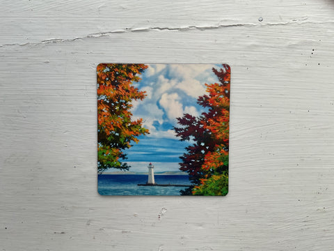 Magnet - small square from original oil painting by Bill Finewood