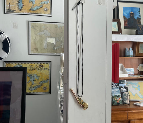 Bosun Whistle with necklace cord