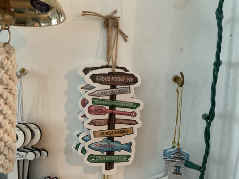 Ornament - Driftwood Sign