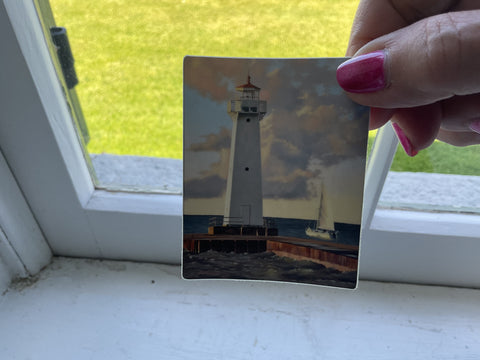 Sticker - From an original oil painting by Bill Finewood