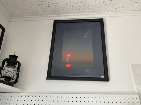 Framed Matted Photos of Lighthouse