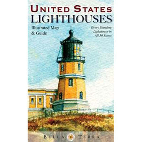 United States Lighthouses Map, copyright 2024
